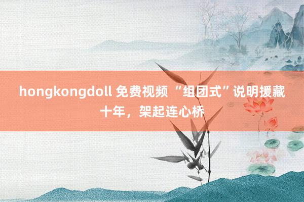 hongkongdoll 免费视频 “组团式”说明援藏十年，架起连心桥