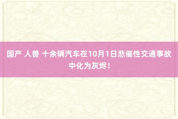 国产 人兽 十余辆汽车在10月1日悲催性交通事故中化为灰烬！