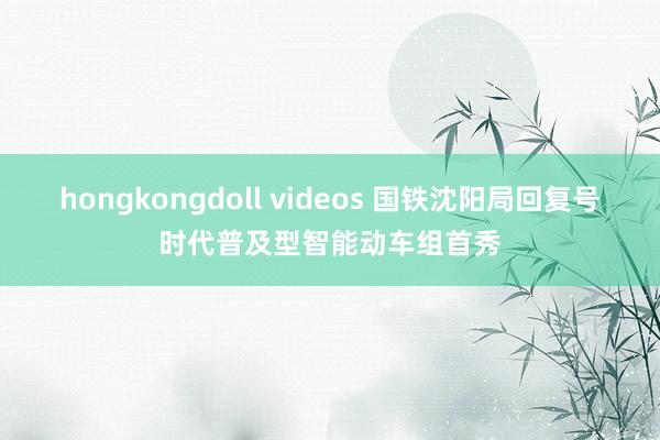 hongkongdoll videos 国铁沈阳局回复号时代普及型智能动车组首秀