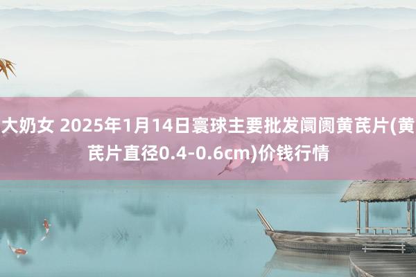 大奶女 2025年1月14日寰球主要批发阛阓黄芪片(黄芪片直径0.4-0.6cm)价钱行情