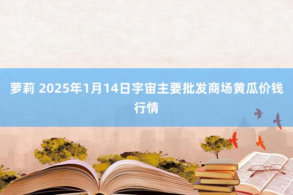 萝莉 2025年1月14日宇宙主要批发商场黄瓜价钱行情